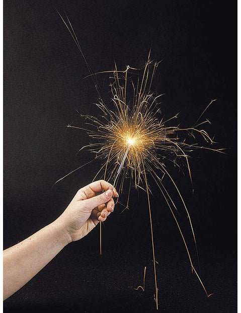 10 srebrnih čarobnih sveč 16 cm