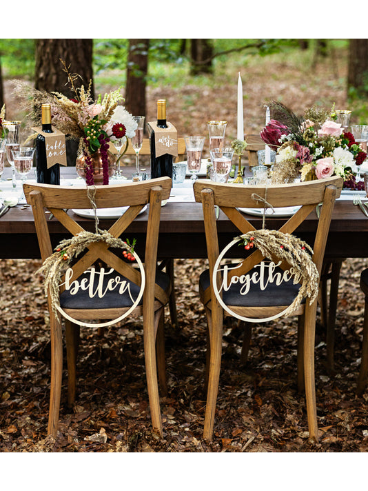 10 namiznih markerjev iz kraft papirja za steklenice z belimi številkami