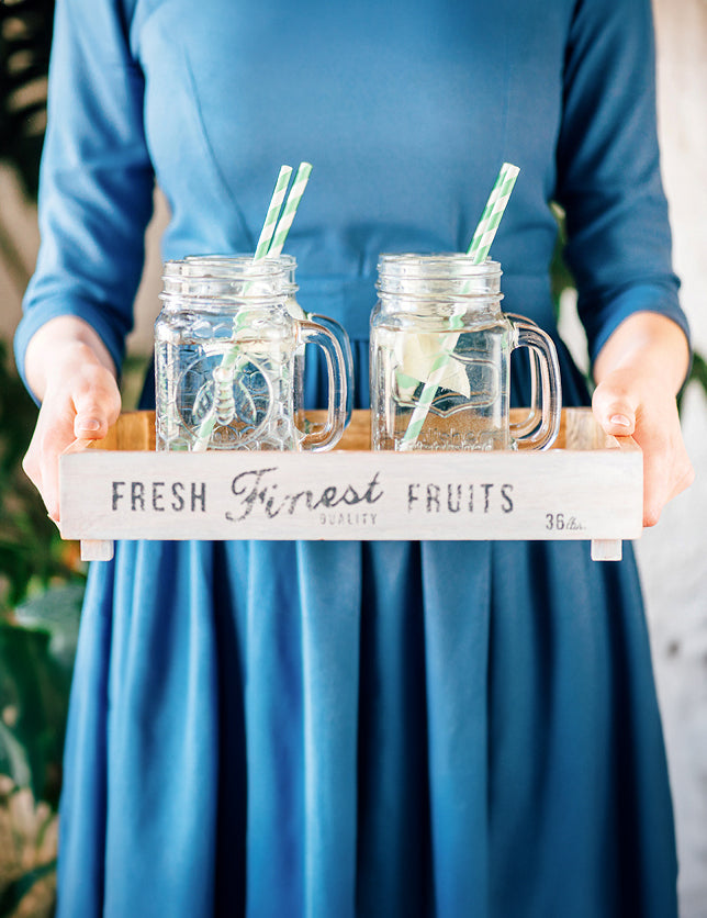 10 pailles en carton rayées blanches et menthe 19,5 cm pour fête