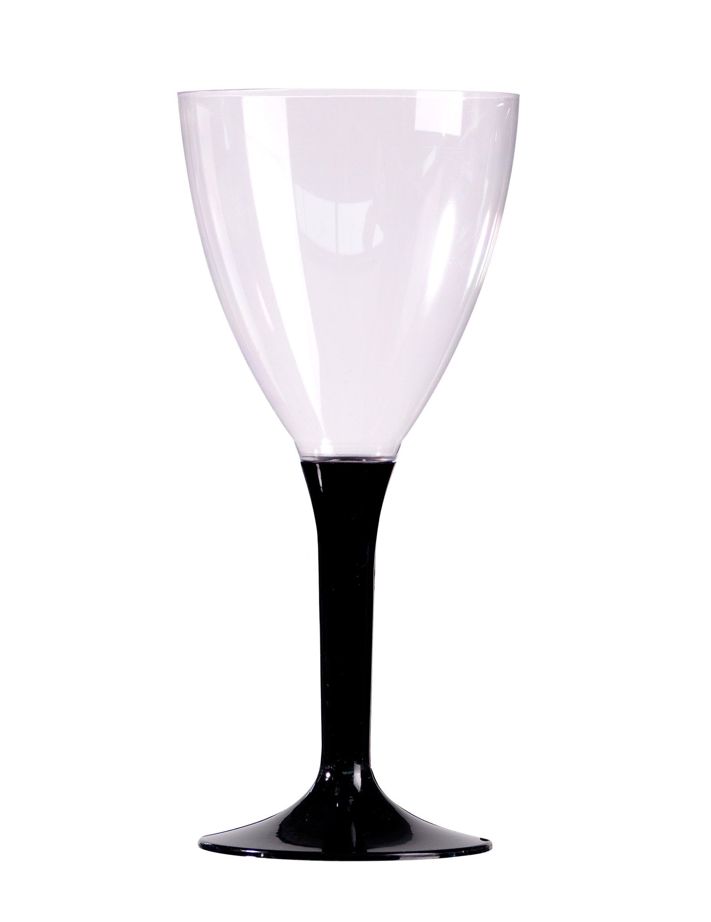 10 črnih plastičnih kozarcev za noge