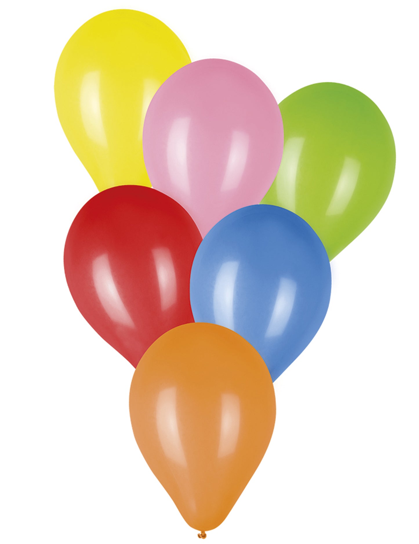 100 večbarvnih balonov 23 cm