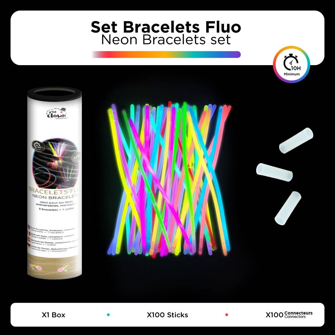 100 fosforescentnih zapestnic