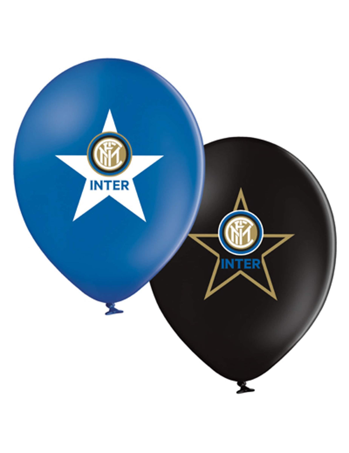 Lateksovi baloni Inter Milano za zabavo, modri in črni z logotipom