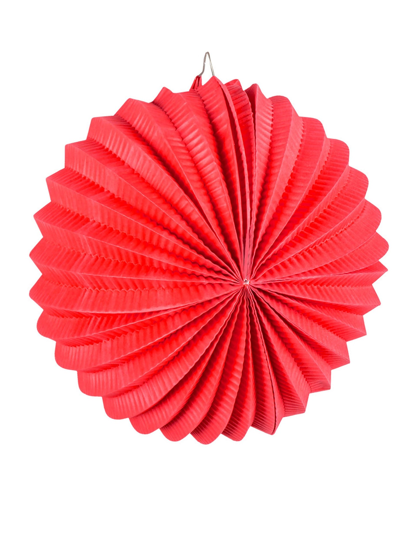 Rdeča svetilka iz krožnih svetilk v različnih barvah za zabavo