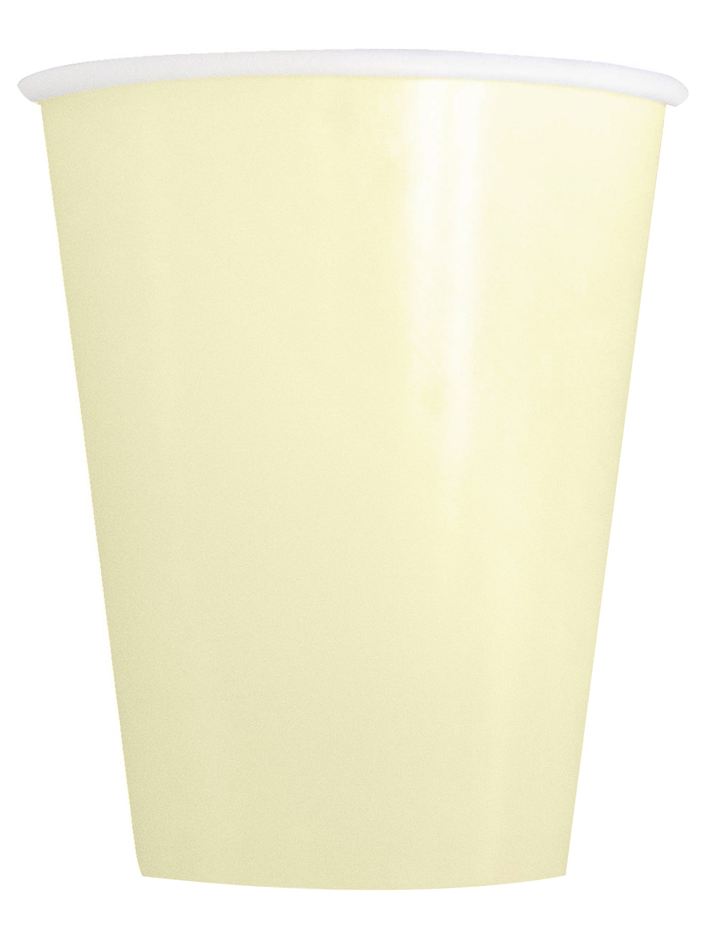 14 Slonokoščene kartonske skodelice 266 ml