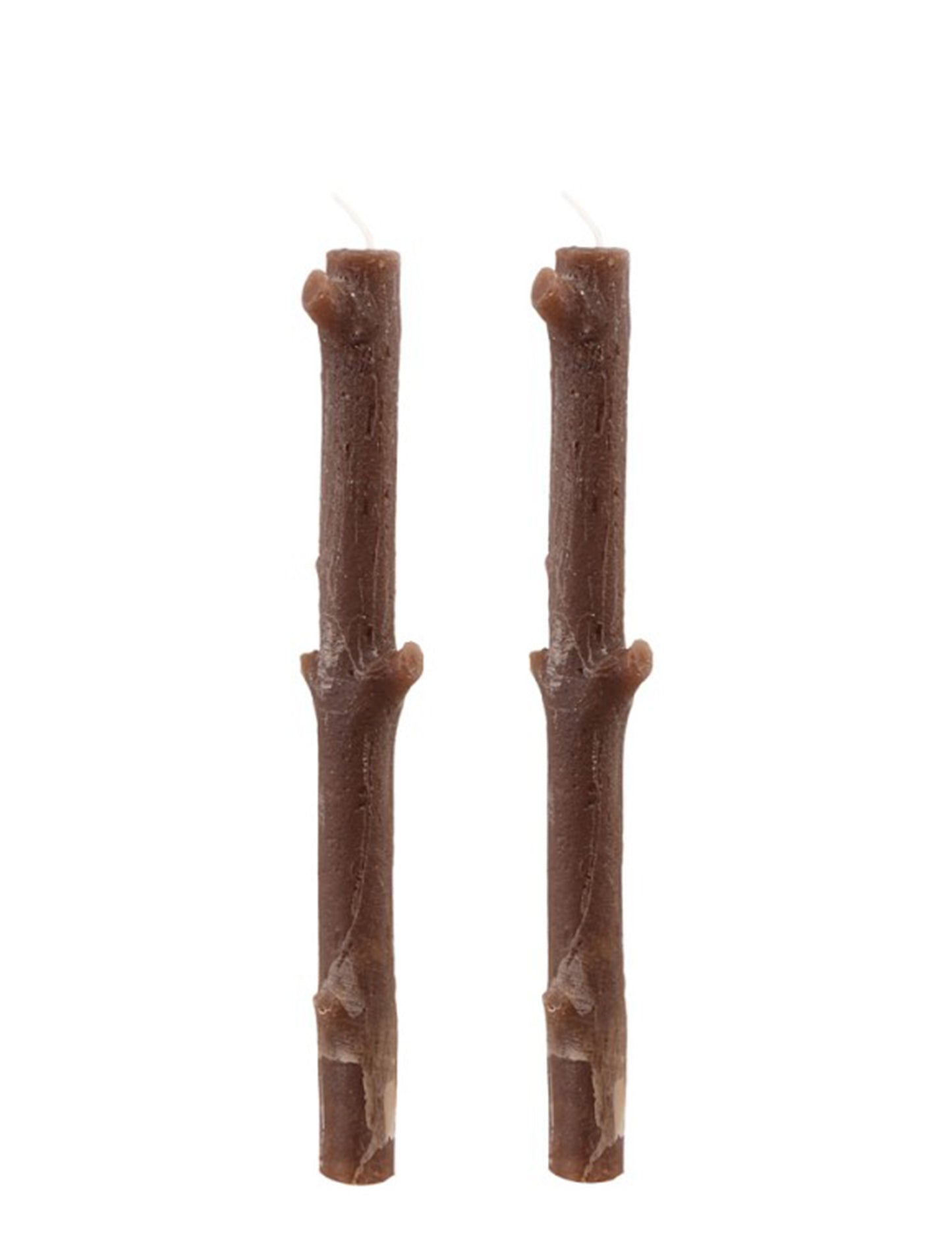2 sveča veje rjavega drevesa 25 cm