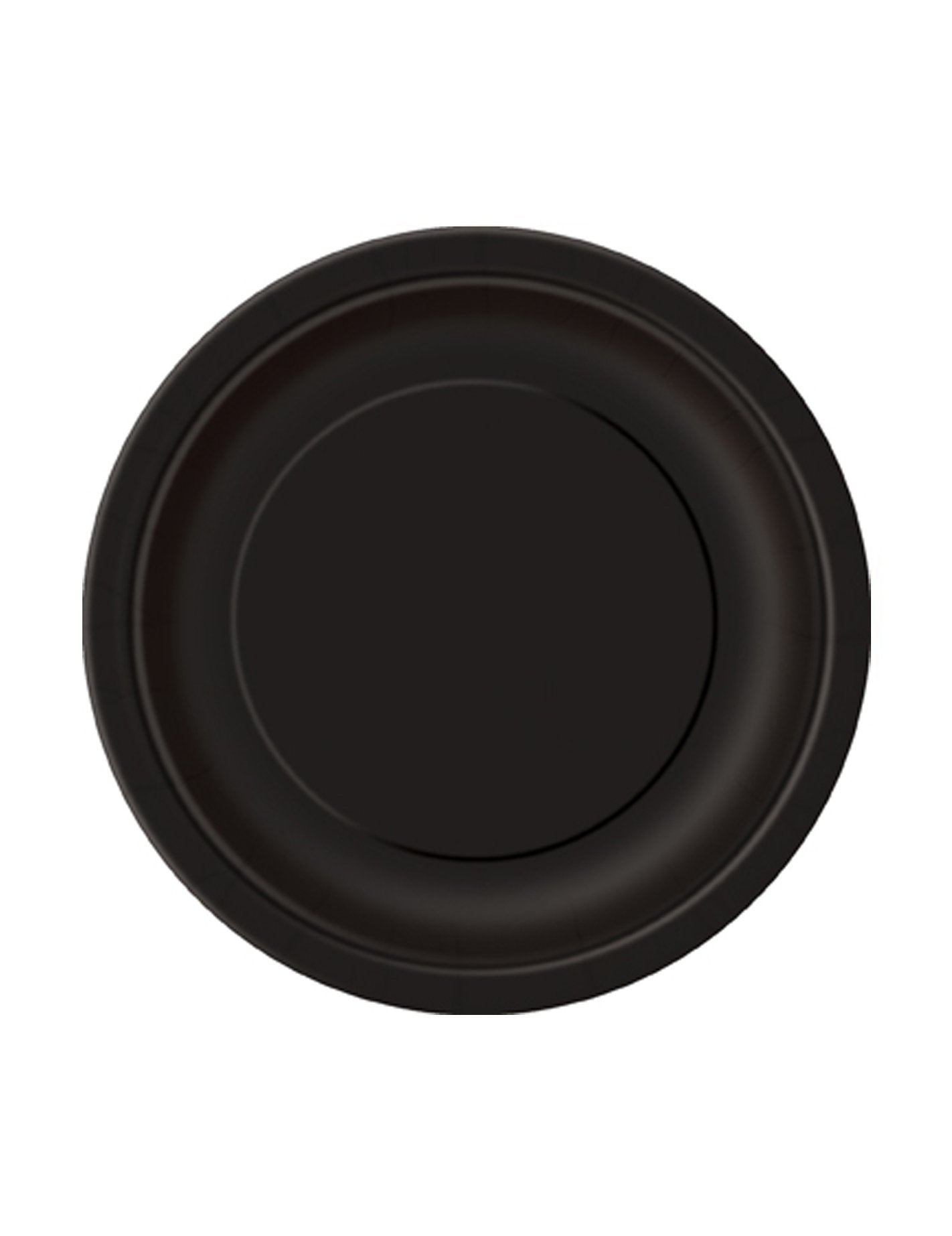 Črne papirnate krožnike