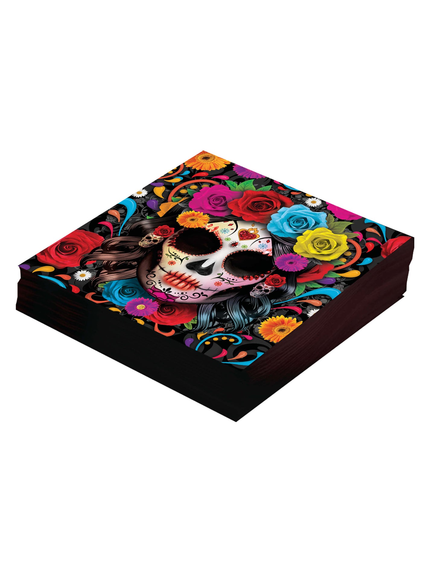 12 prtičkov Catrina Dia de los Muertos 16 x 16 cm