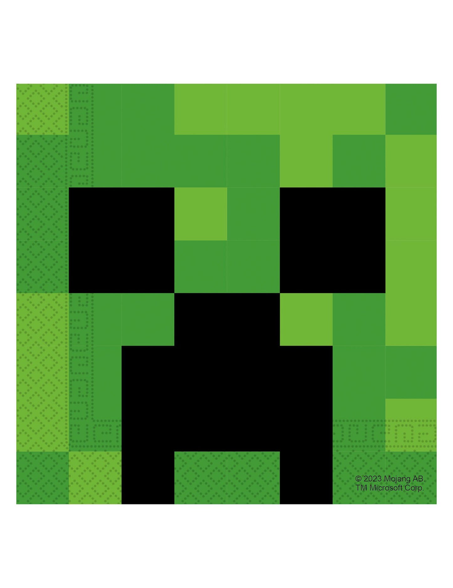 20 Minecraft papirnate brisače 33x33cm