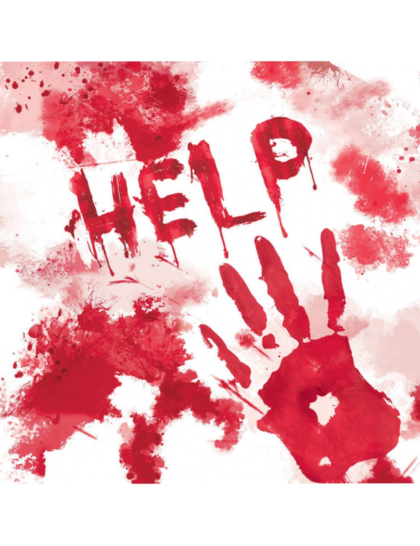 20 krvavih papirnatih brisač za noč čarovnic 33 x 33 cm