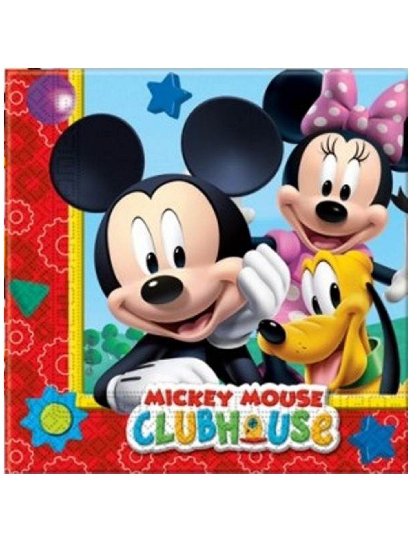 20 papirnatih servietov Mickey Mouse™ 33 x 33 cm