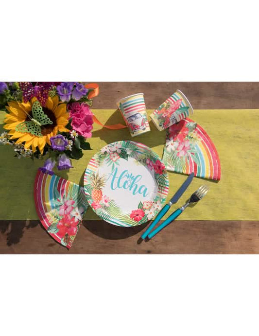 Mise en situation des serviettes papier Aloha