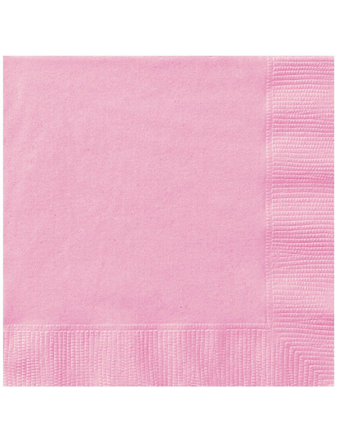 20 svetlo roza papirnate brisače 33 x 33 cm