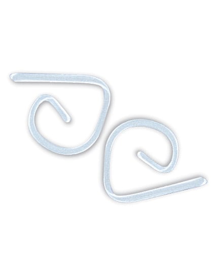 Prozorne plastične sponke za prt, paket 24