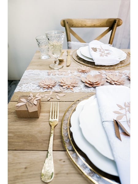 3 rožnate papirnate rože 10 cm diy komplet