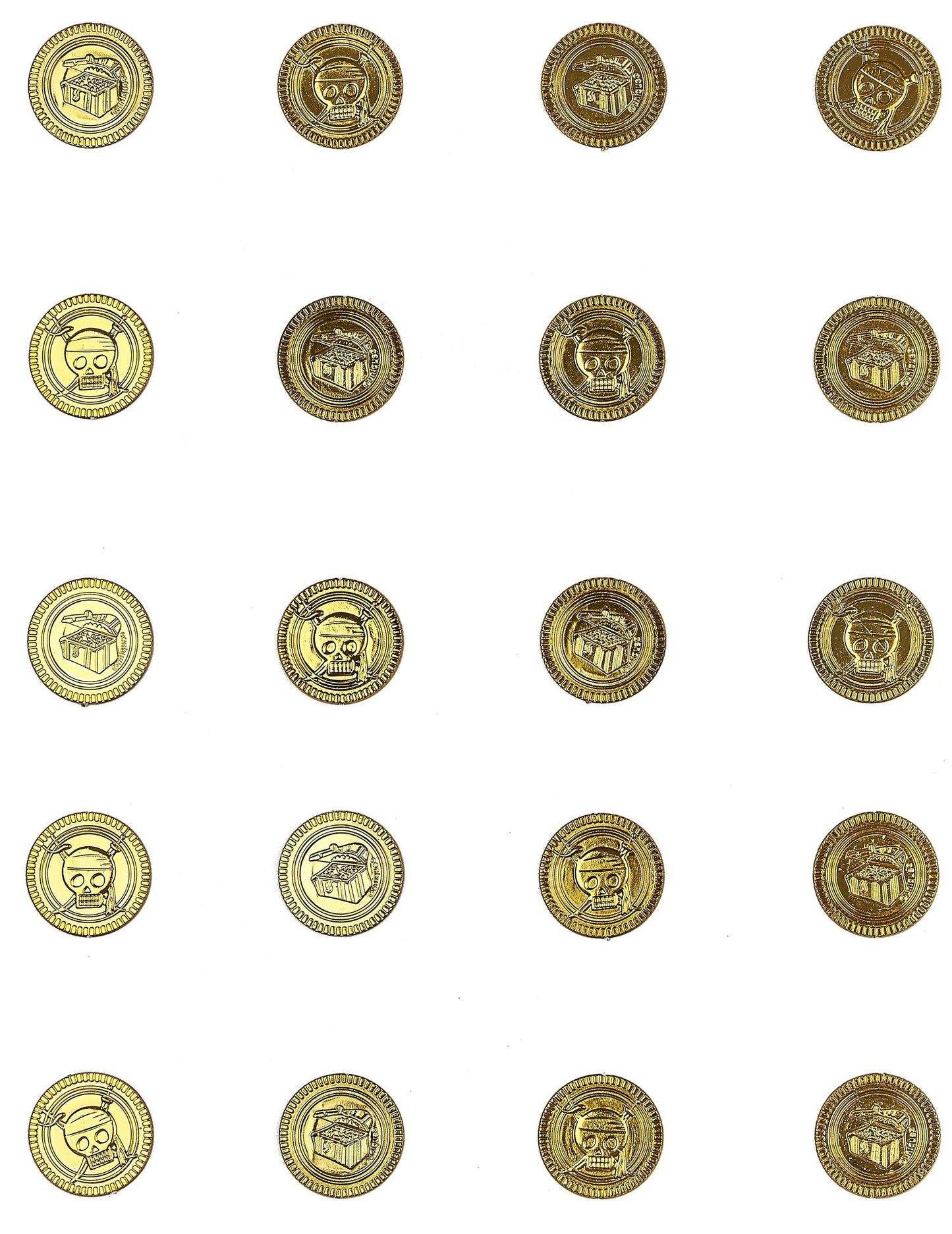 30 zlati lobanjski kos