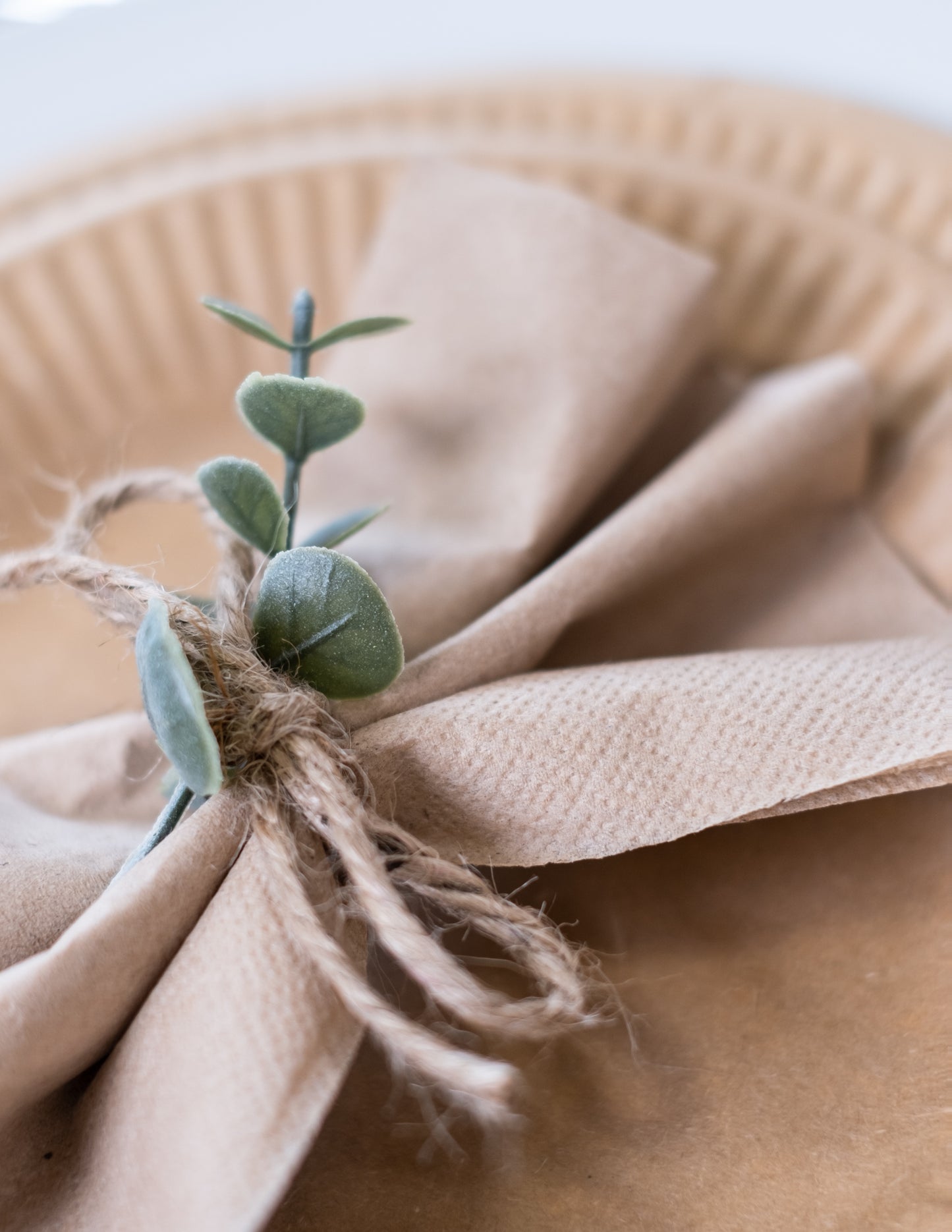 30 Kraft papirnate brisače 33 x 33 cm