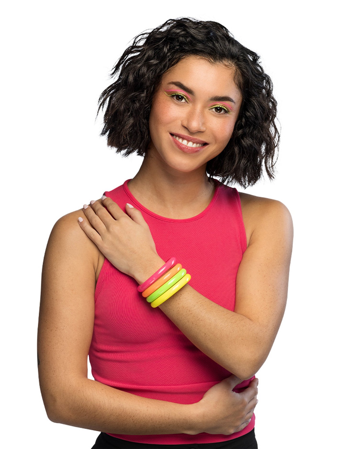 4 večbarvne zapestnice iz 80 -ih