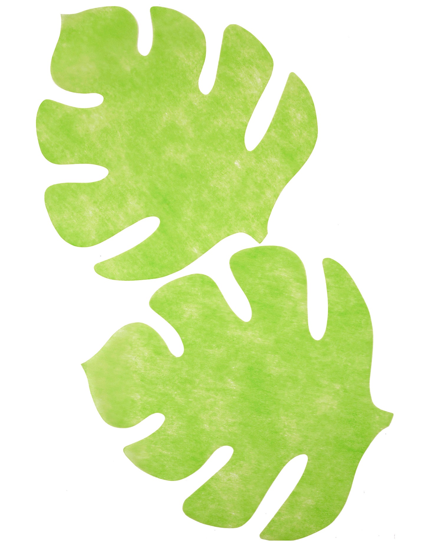 4 namizni kompleti v obliki zelenega listnega janeža 35 x 40 cm