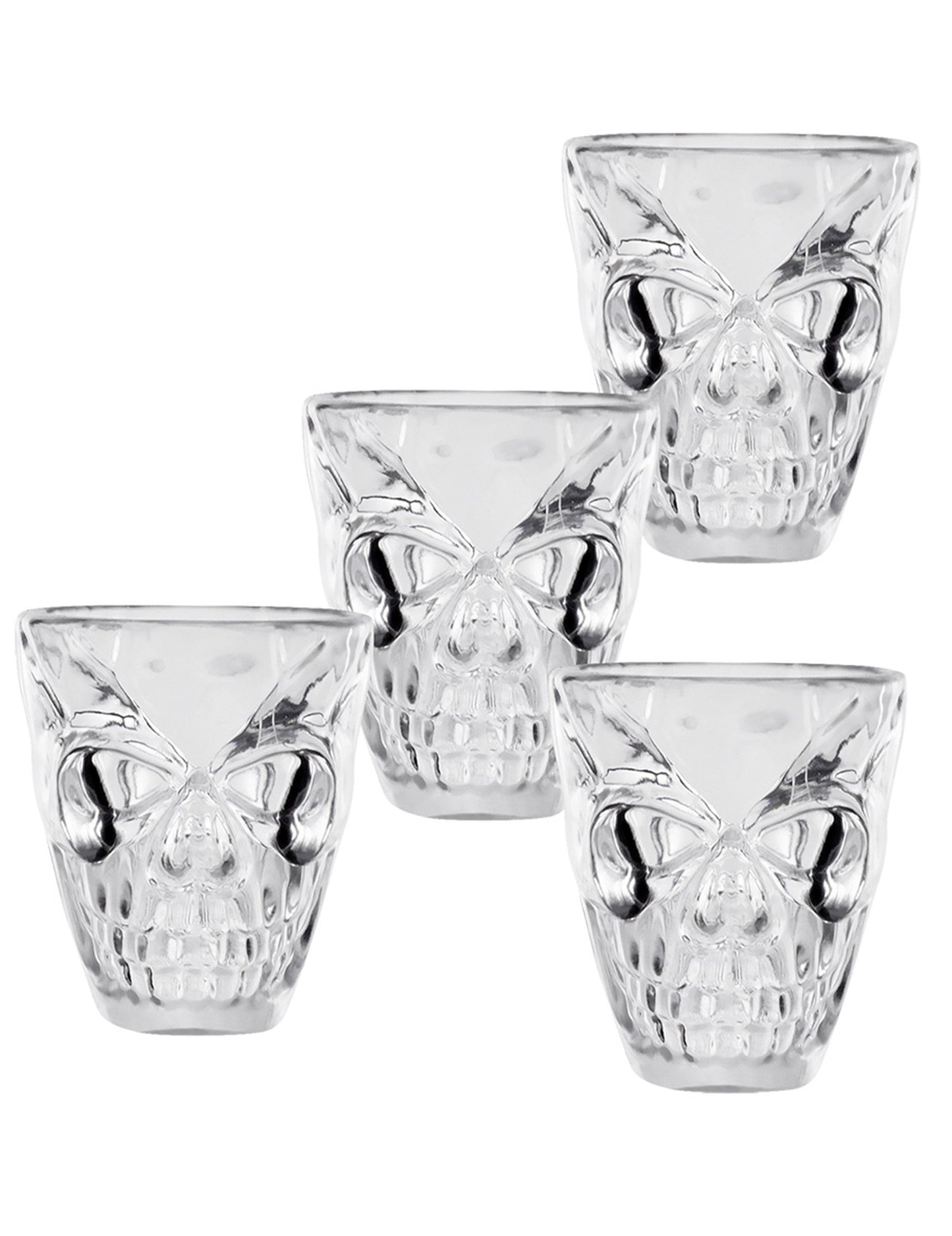 4 posneta kozarca za lobanje 50 ml