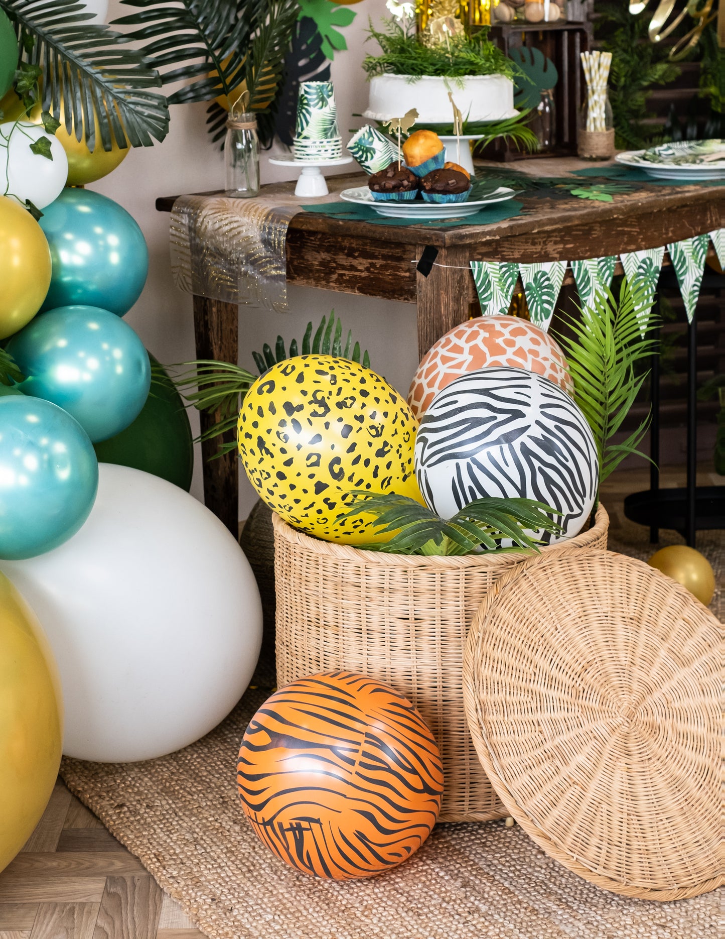 5 Safari 29 cm Safari baloni iz lateksa