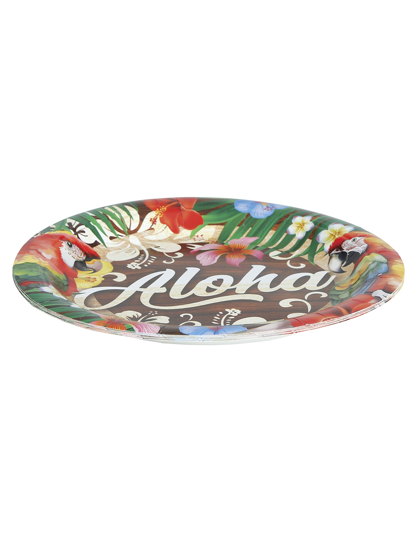 6 Assiettes Aloha Hawaï 23 cm