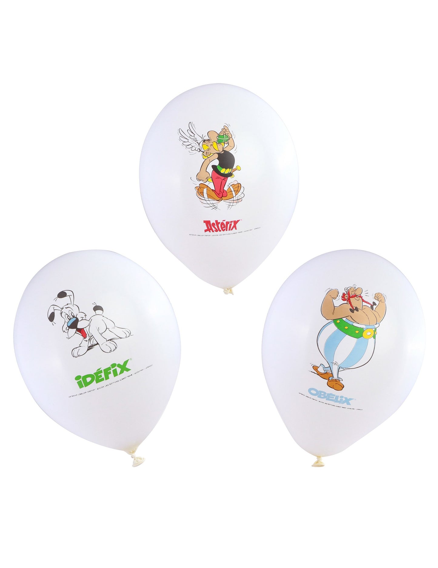 6 lateks balonov Asterix 27 cm