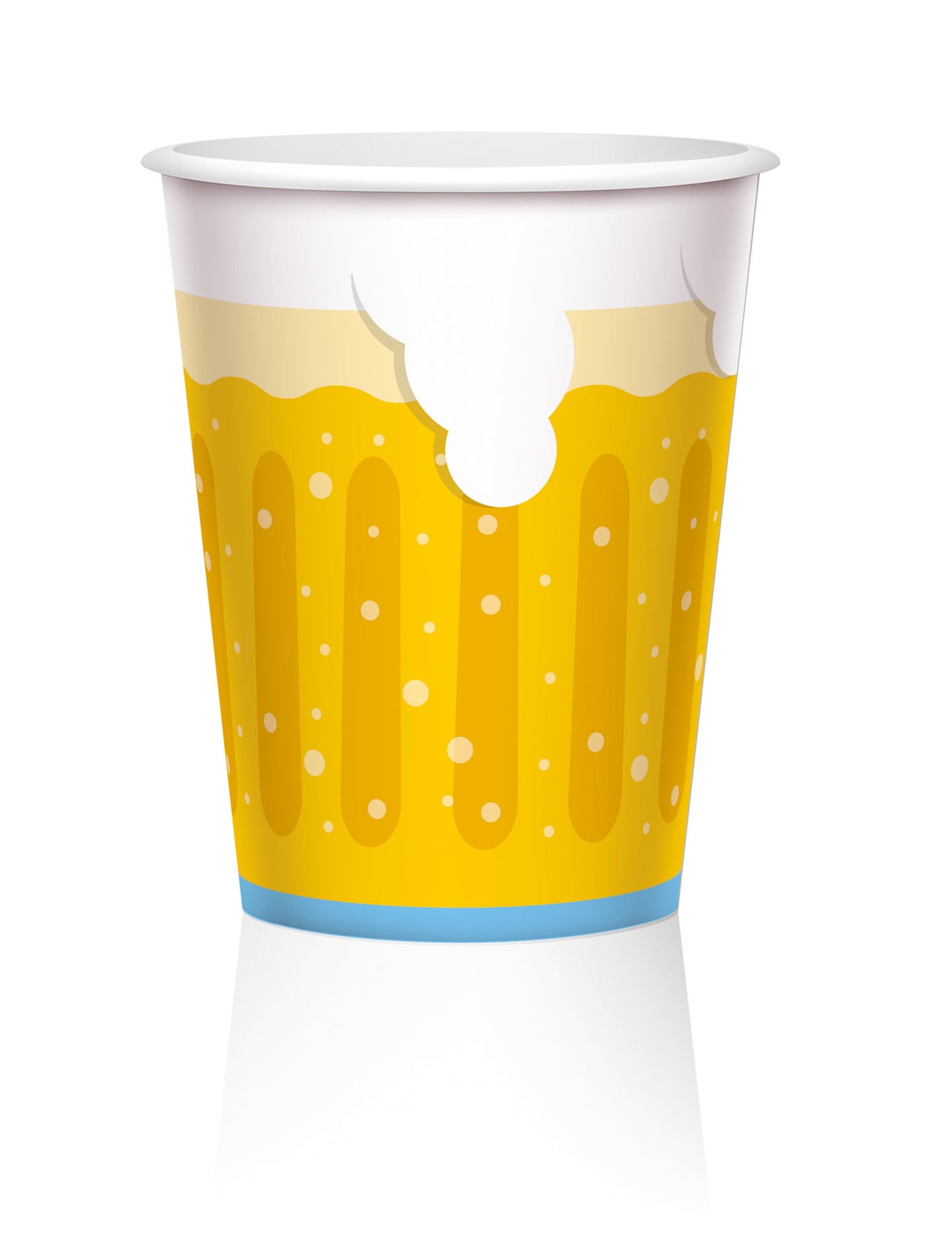 6 velikih skodelic skodelic karton pivski vrček 450 ml