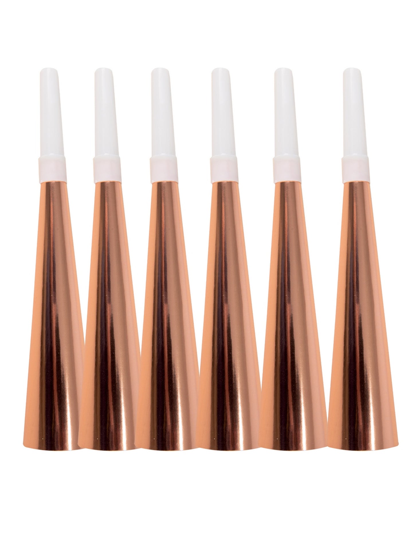 6 Rose Gold Carton Trumze 19 cm