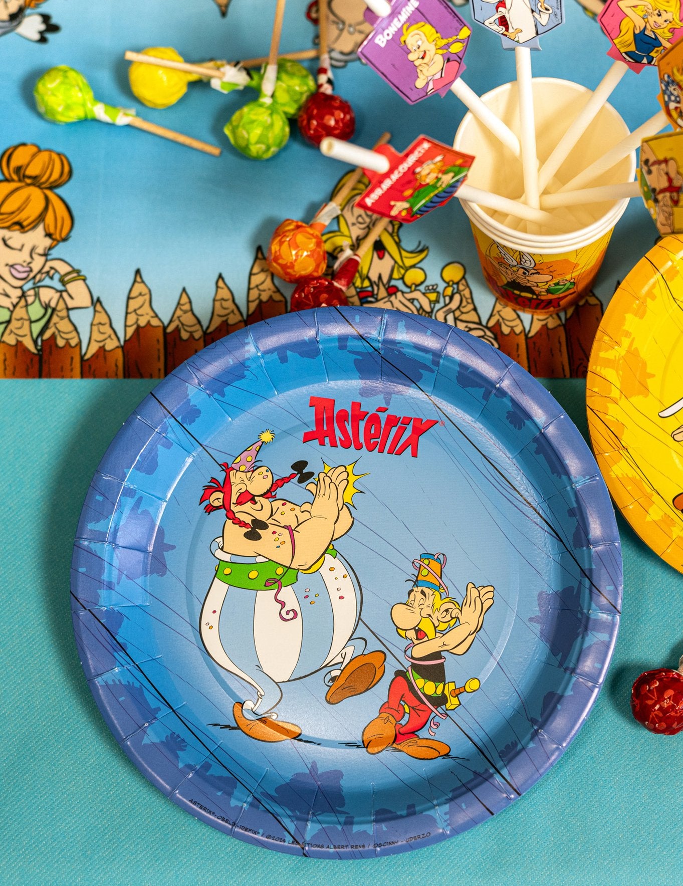 8 plošče Asterix 23 cm