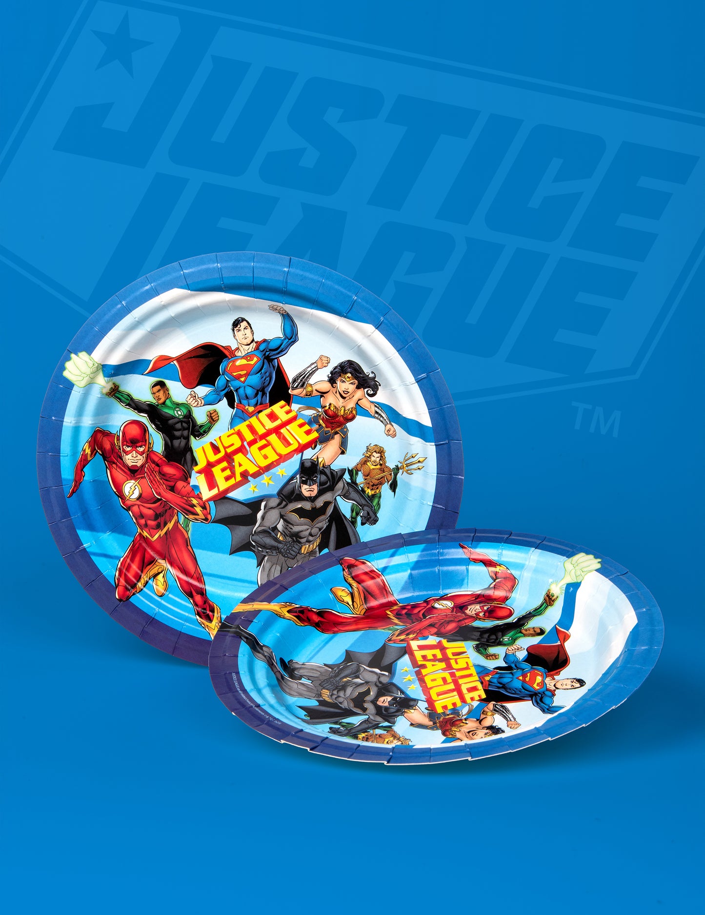 8 kartonskih plošč Justice League 23 cm