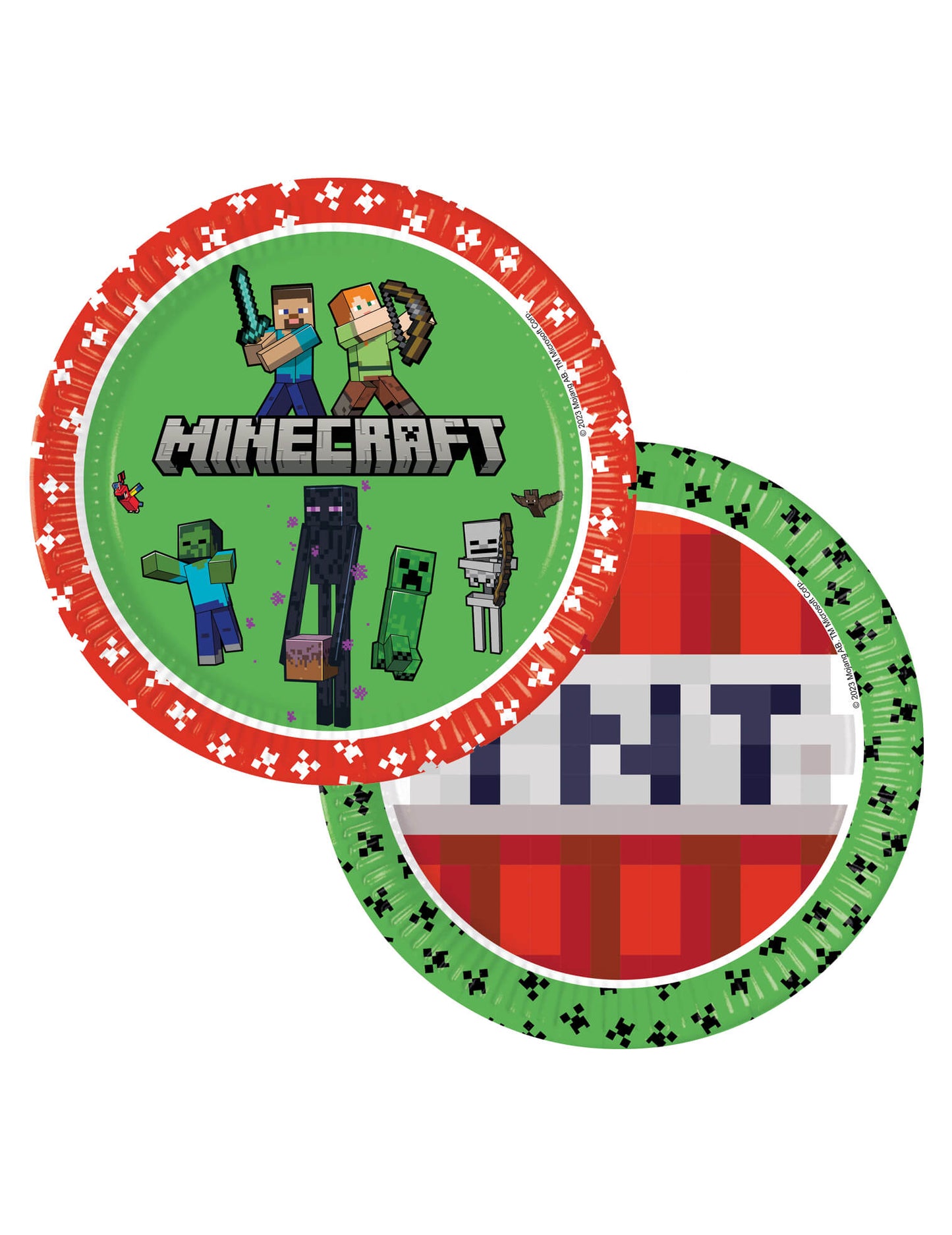 8 23cm minecraft papirnate plošče