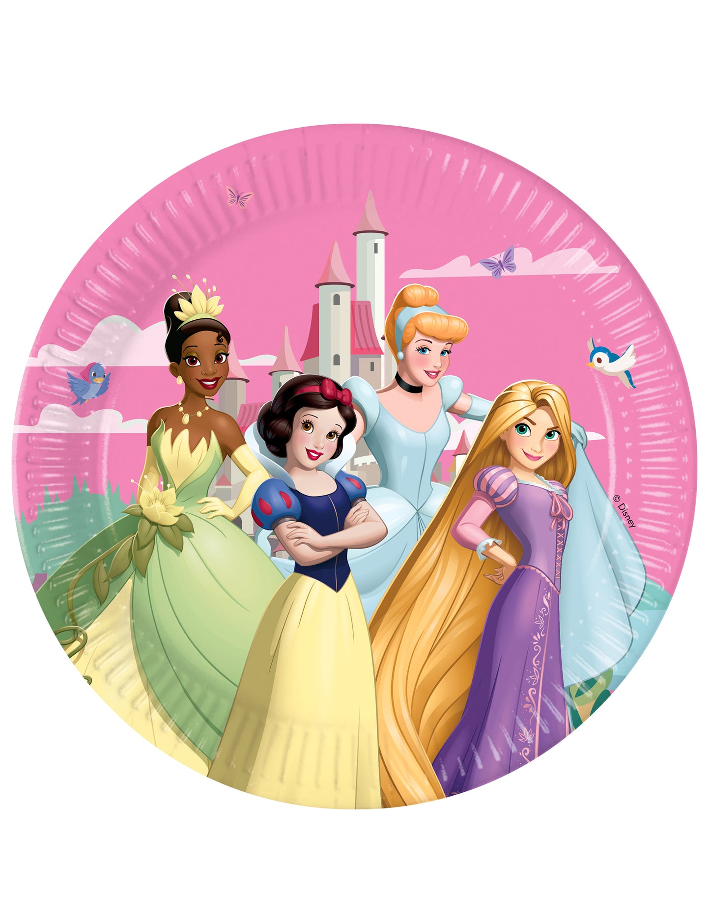 8 Assiettes Princesses Disney 23 cm