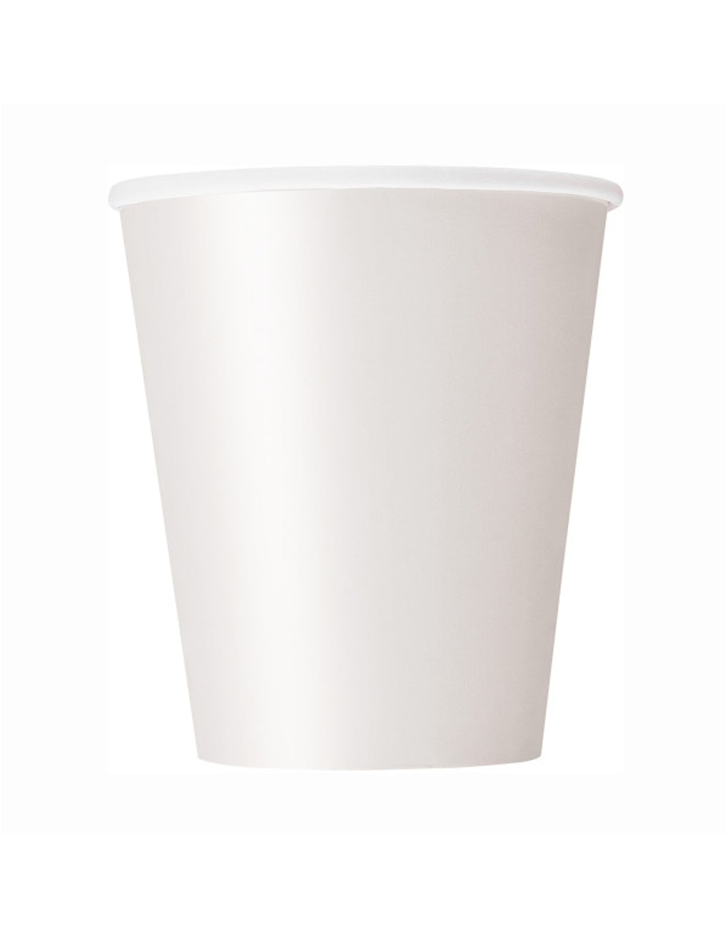 Gobelets en carton blancs pour fête de 210 ml