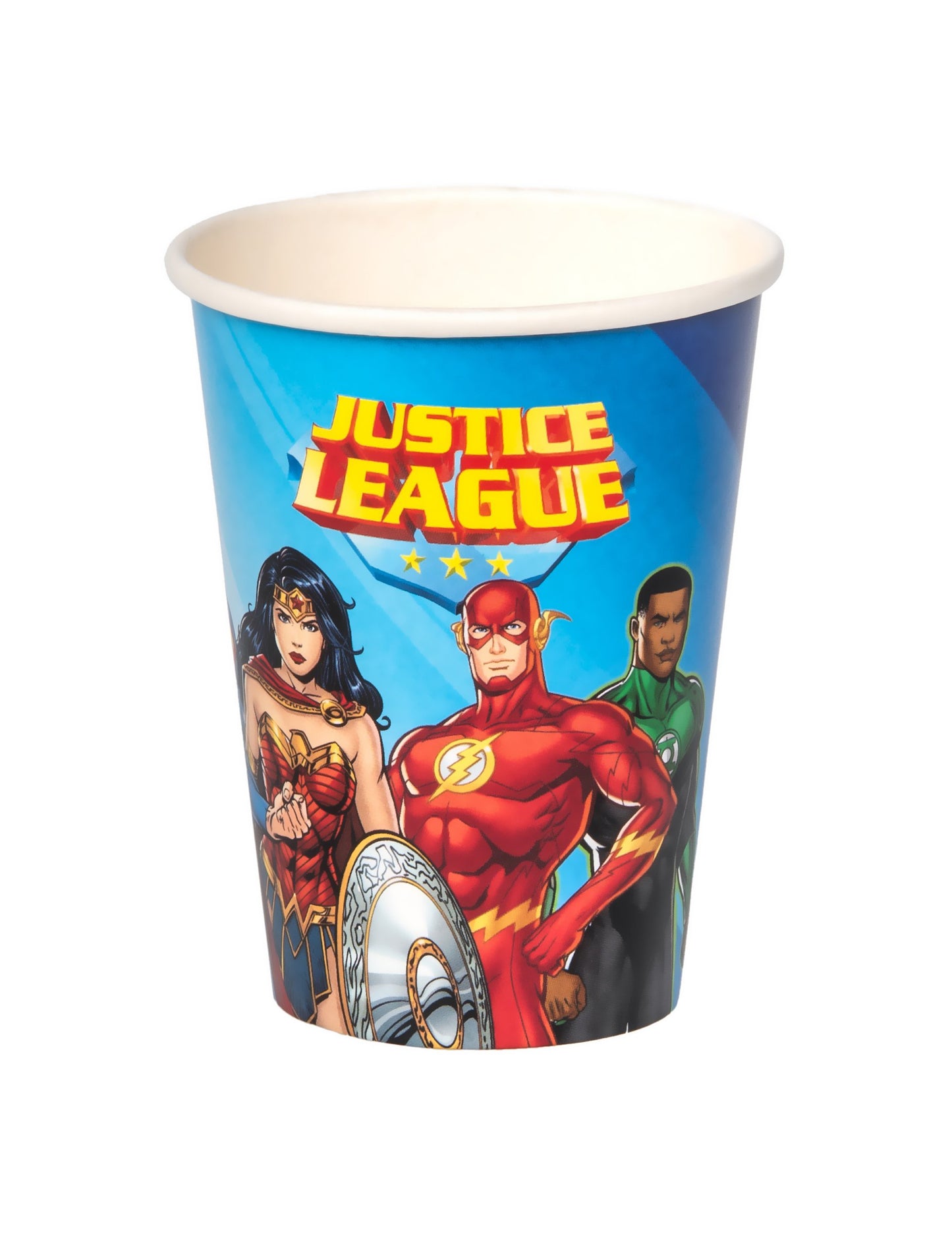 8 kartonskih pokalov League Justice 210 ml