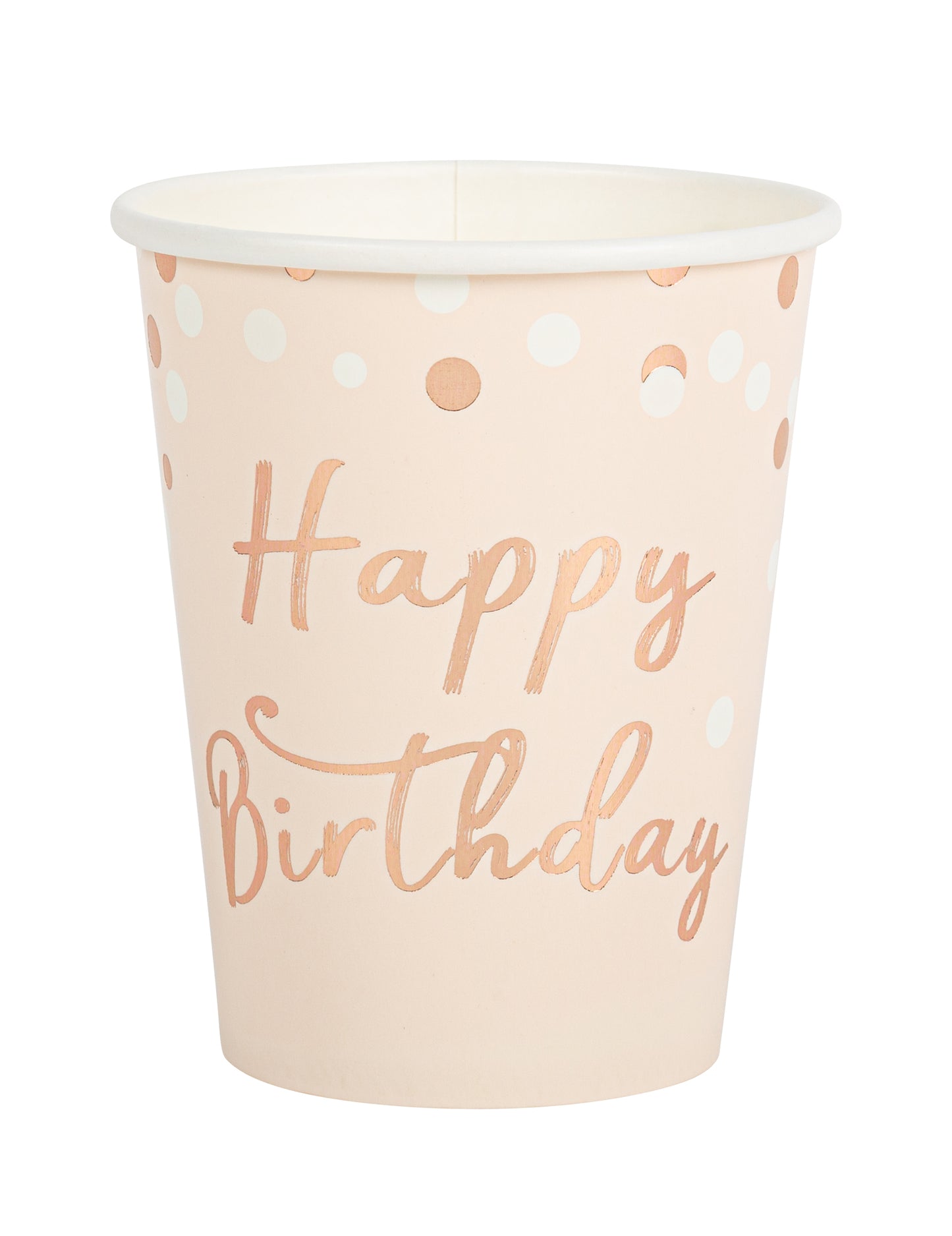 8 Vse najboljše Carton Carton Carton Confettis Rose Gold 255 ml