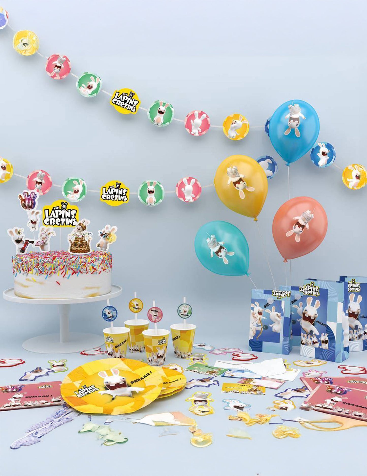 8 kartonskih kozarčkov Rabbids™ 200 ml