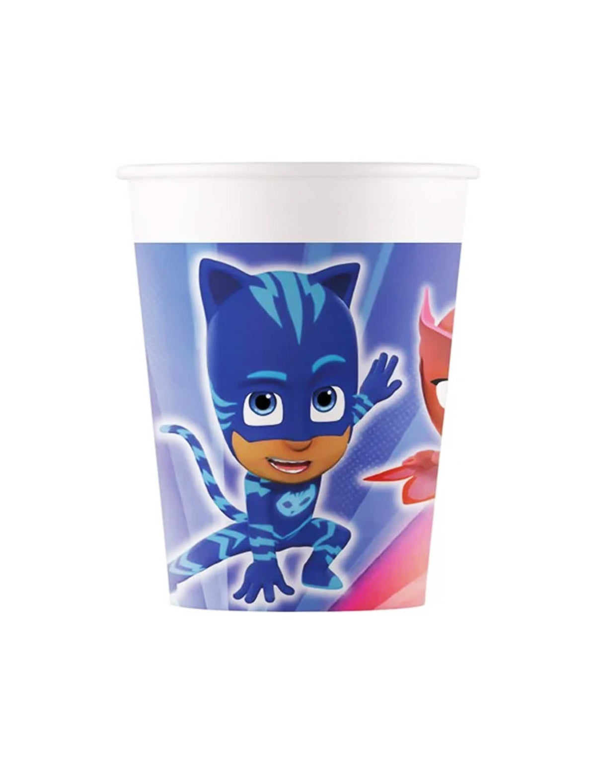 Kartonski kozarčki PJ Masks za otrok modri z Yoyo