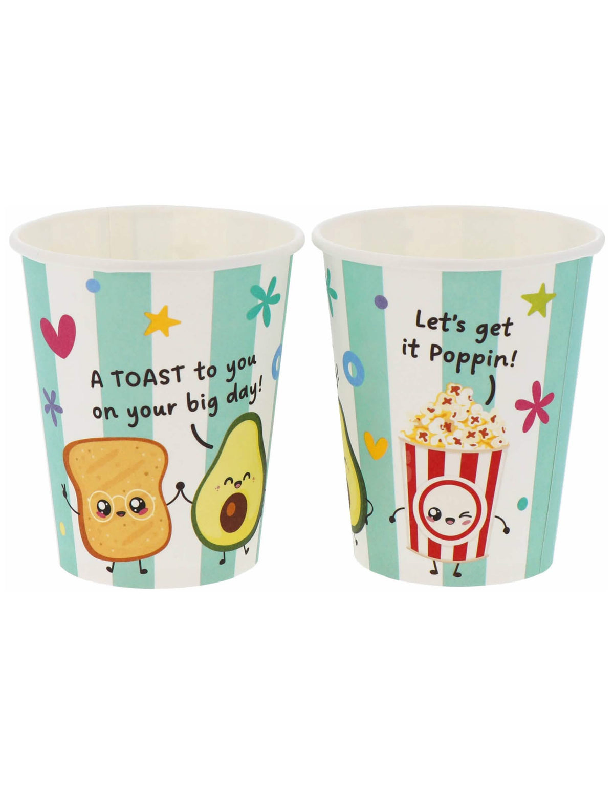 8 Kawaii Party kozarcev 250 ml