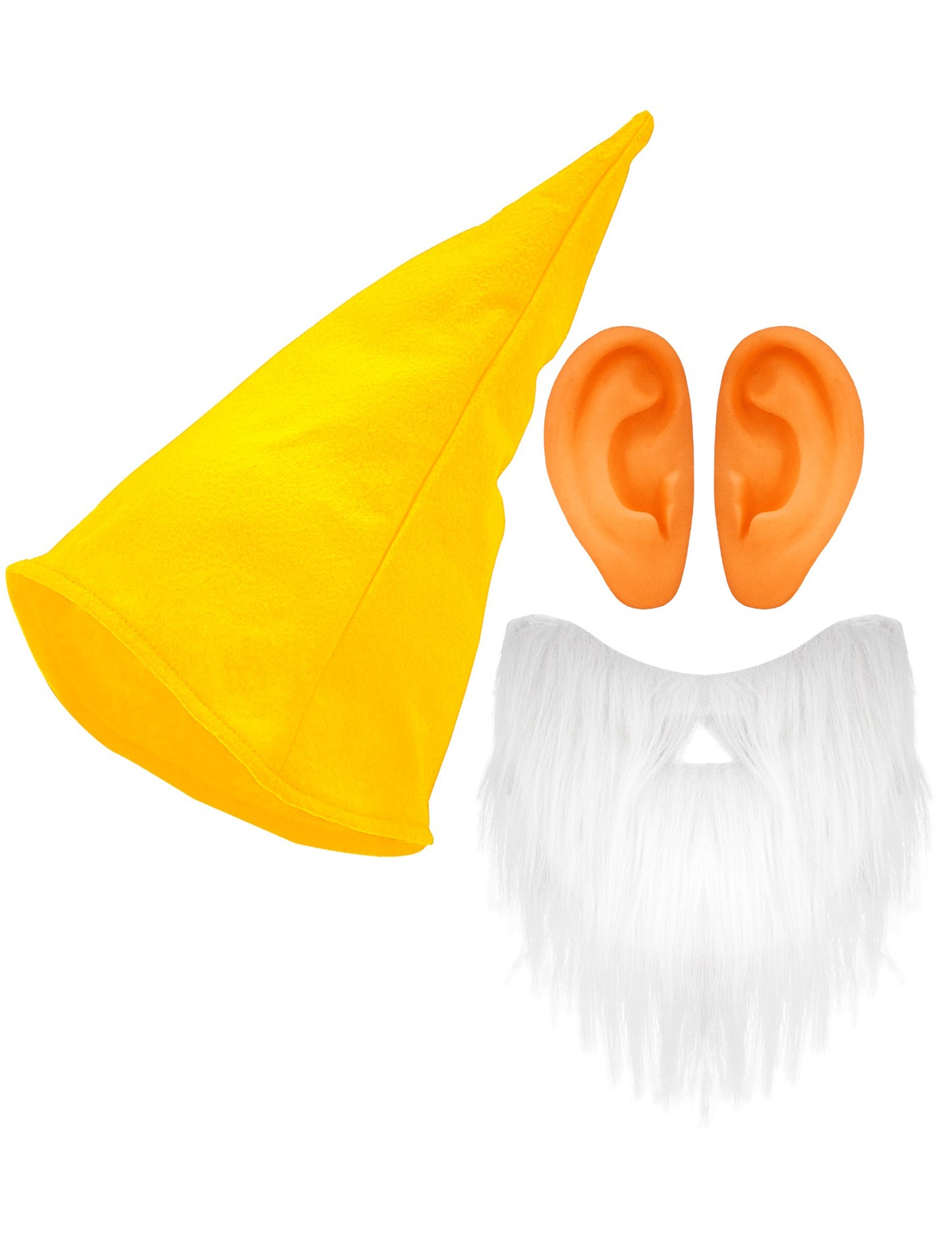Accessoires de nain jaune adulte