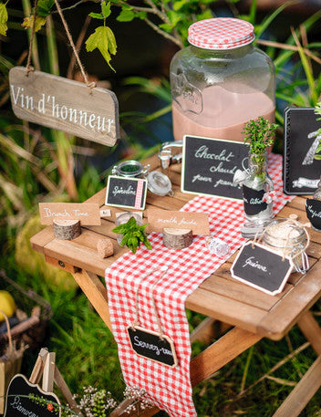 Klasični leseni skrilavec 14 x 20 cm za poroko