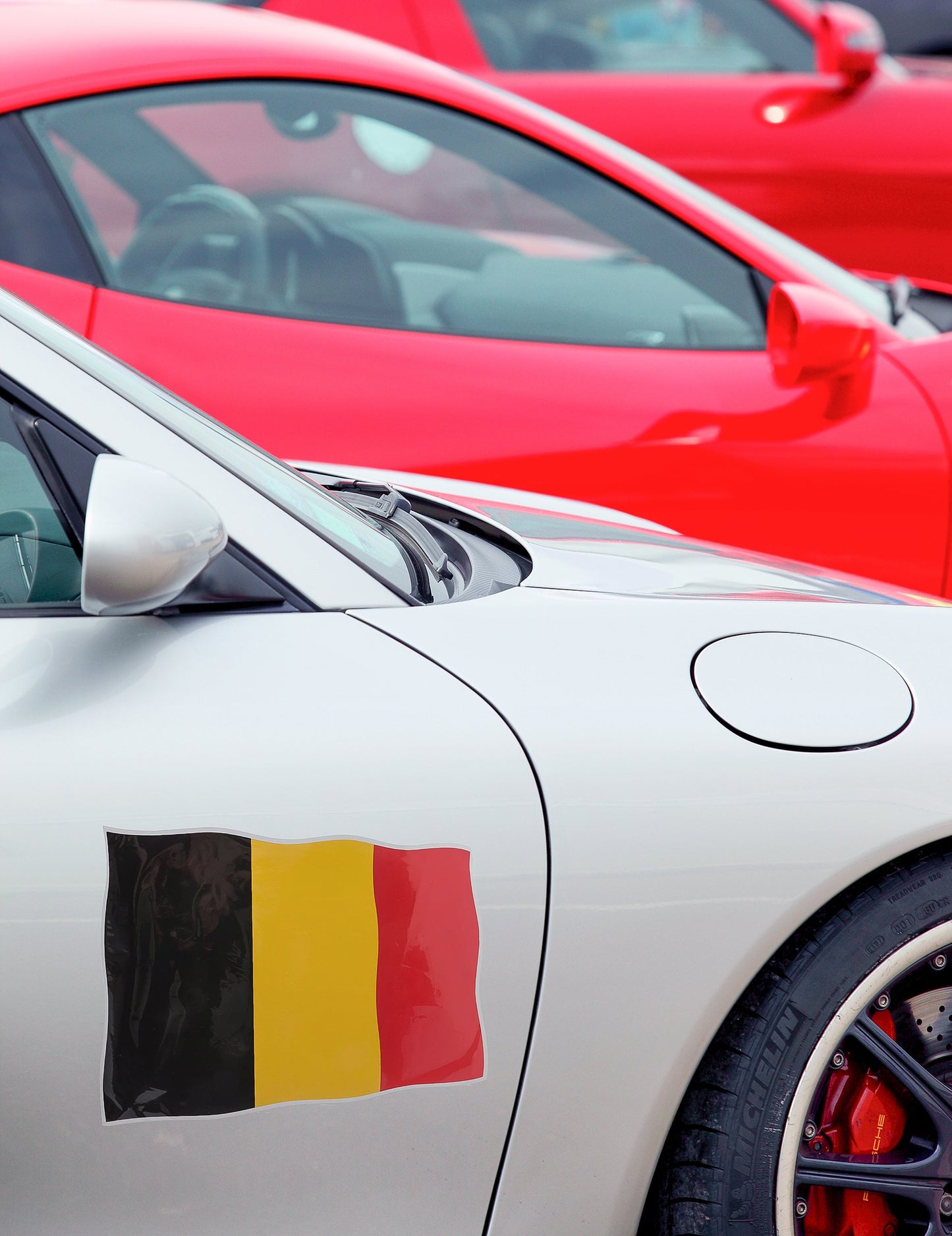 Belgijska avtomobilska nalepka 22 x 33 cm