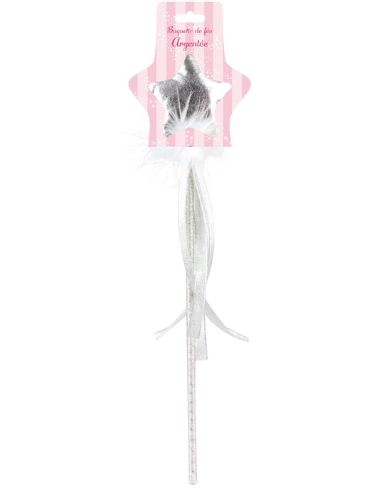 Détail du packaging de la baguette de fée pour fille