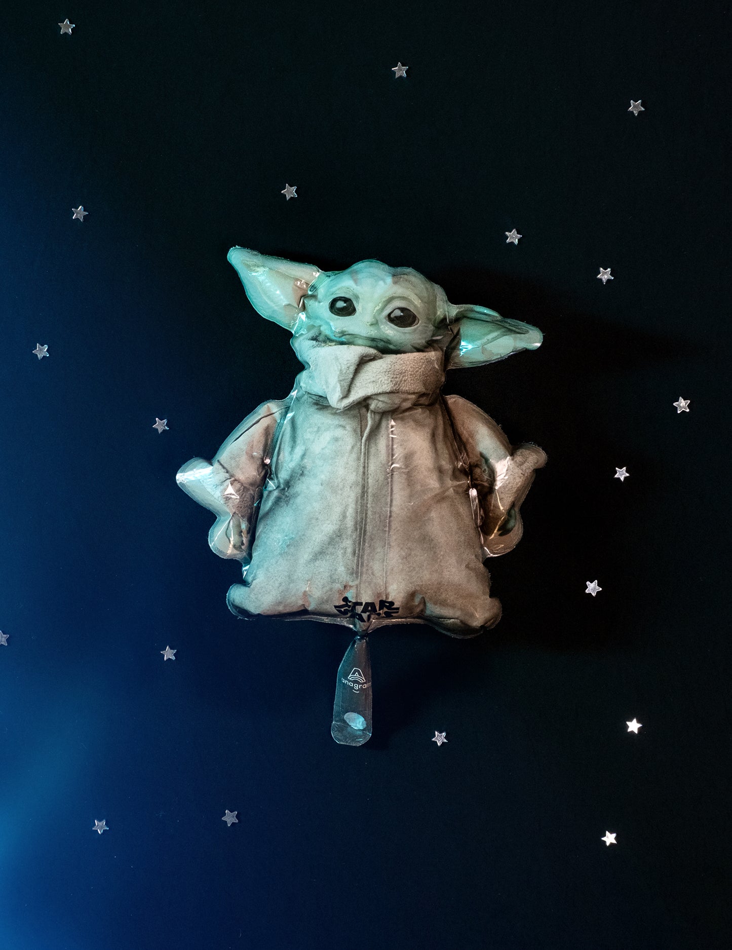 Otroški aluminijast balon Yoda Mandalorian 23 cm