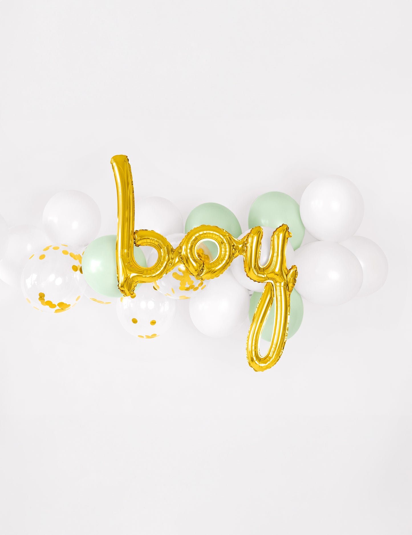 Aluminijasta žoga zlati fant 63,5 x 74 cm