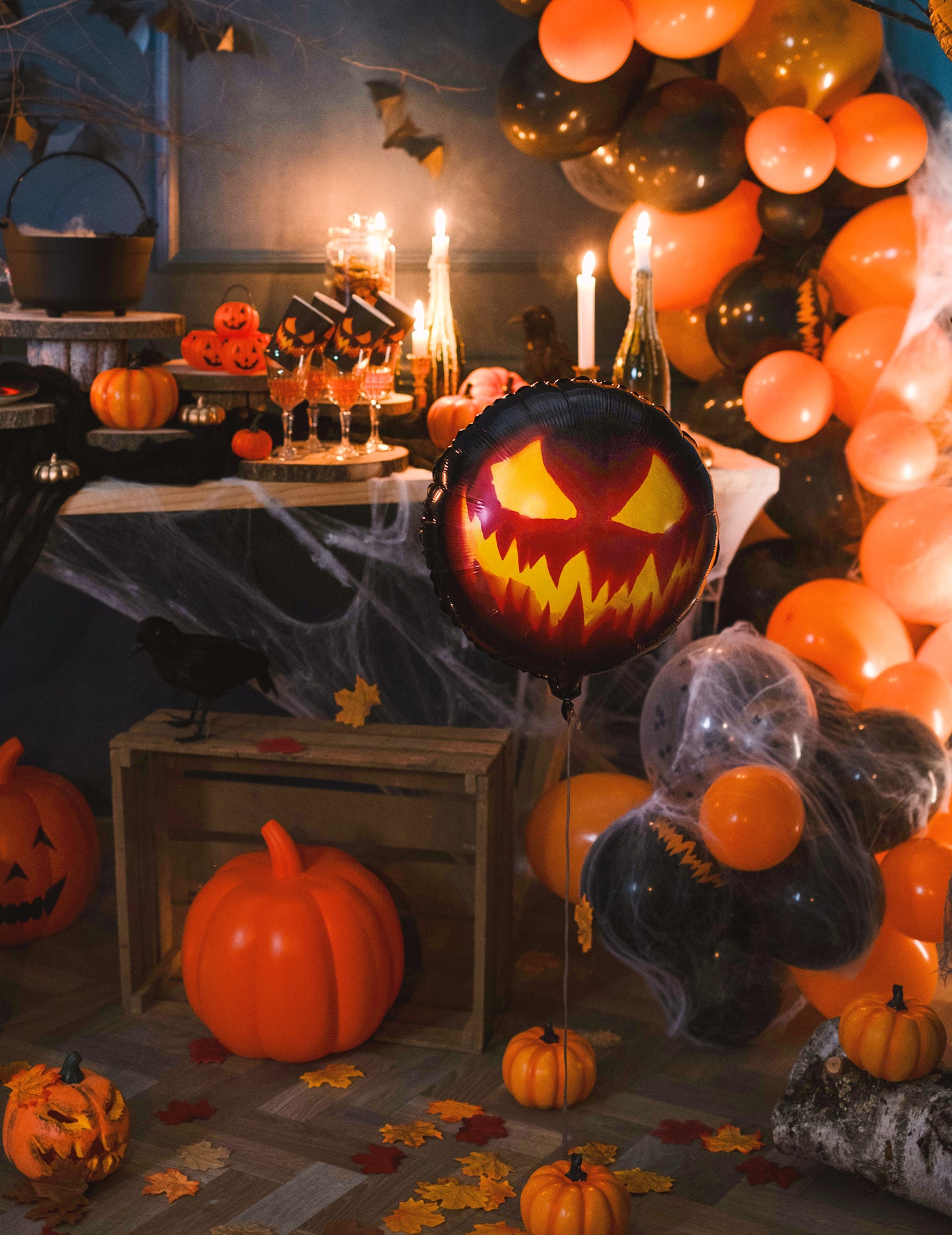 Grozljiva bučna aluminijasta kroglica 45 cm