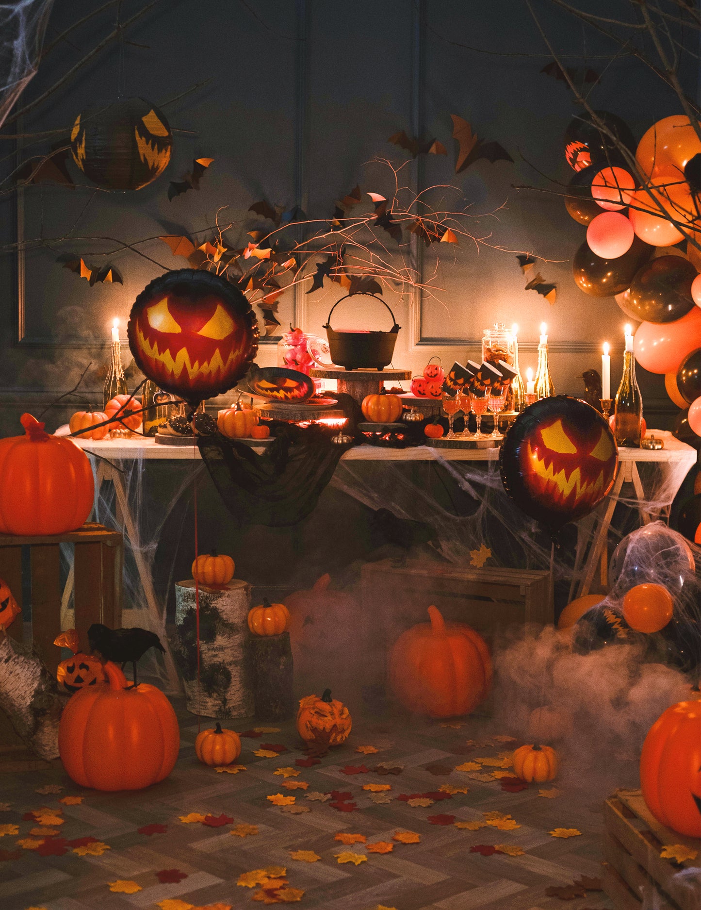 Grozljiva bučna aluminijasta kroglica 45 cm