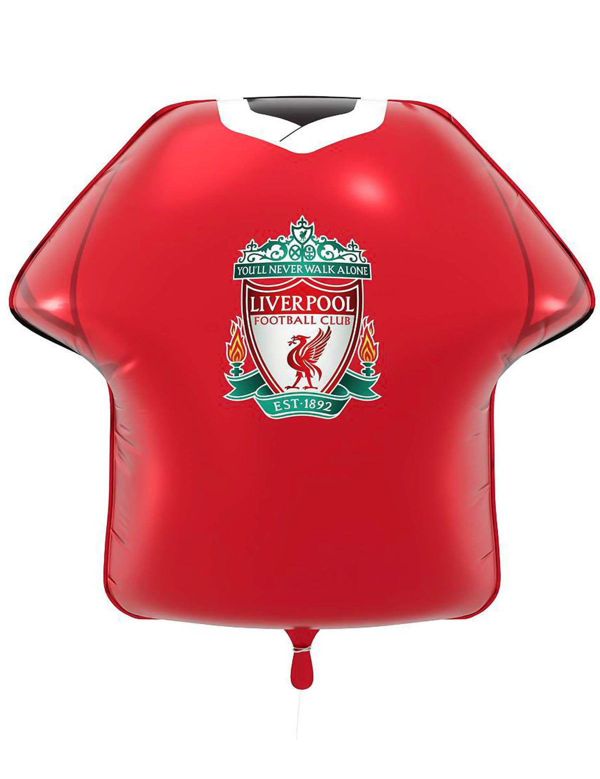 Aluminijski balon v obliki dresa Liverpool Football Club 52 x 51 cm