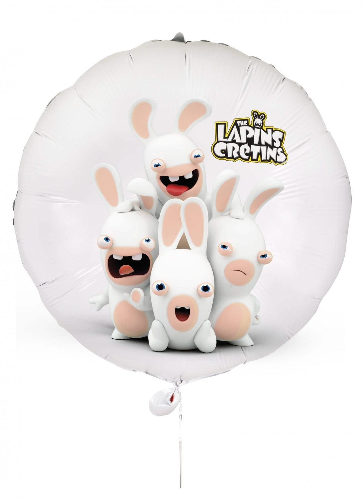 Alumijasti balon Raving Rabbids bela s liki