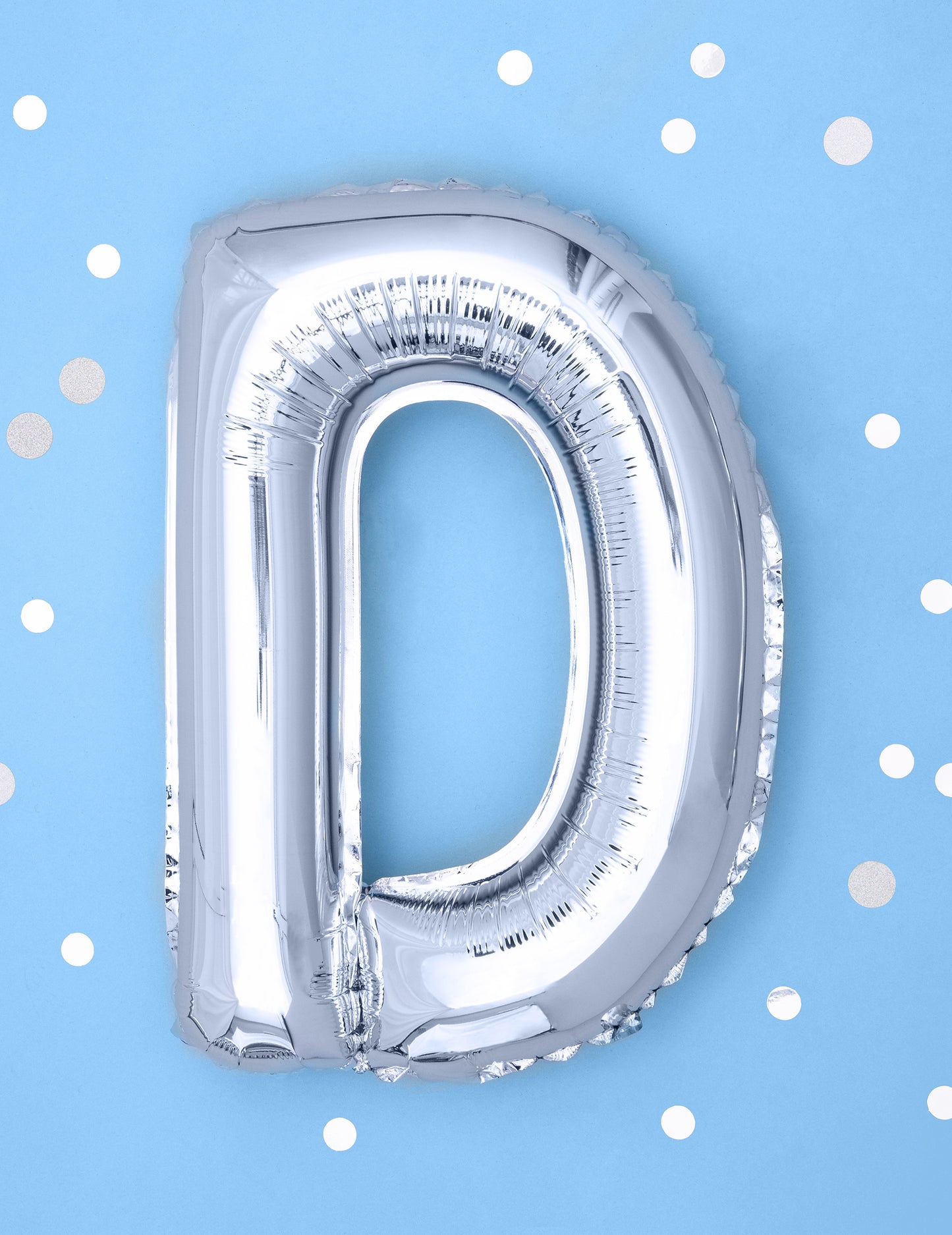 Aluminijasta aluminijasta kroglica 32 cm srebrna črka